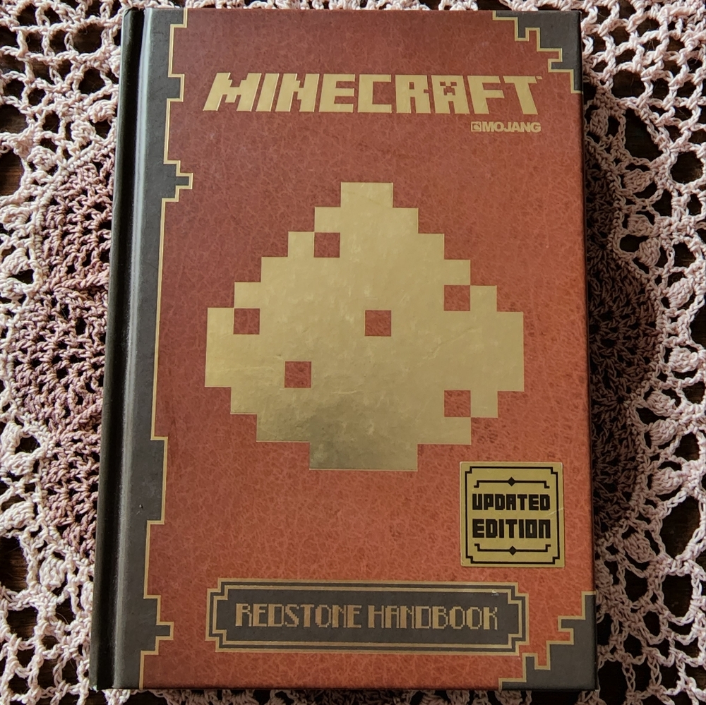 Minecraft Hardcover Book. Redstone Handbook. Updated Edition.